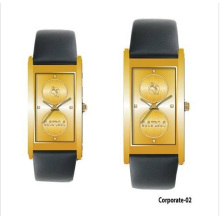 Water Resistant Promotion Gift Corporate Couple Watch